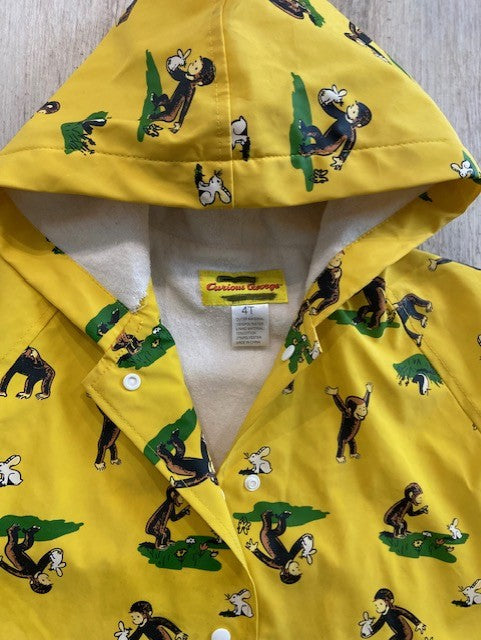 Kid's Curious George Raincoat