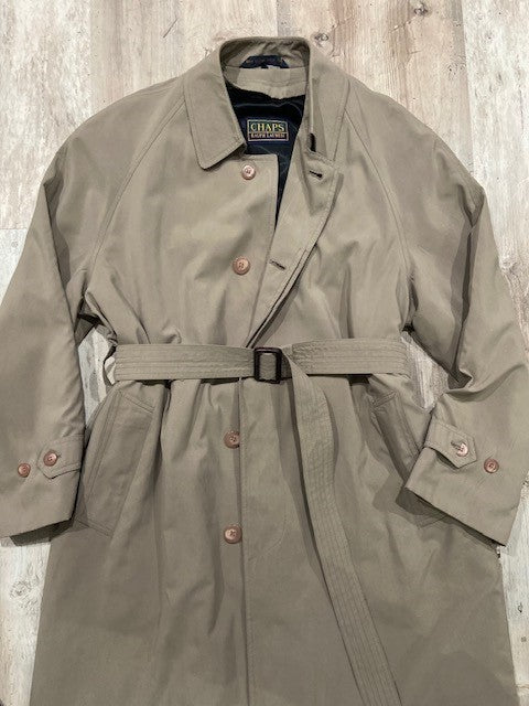 Men's Vintage Chaps Ralph Lauren Trench Coat